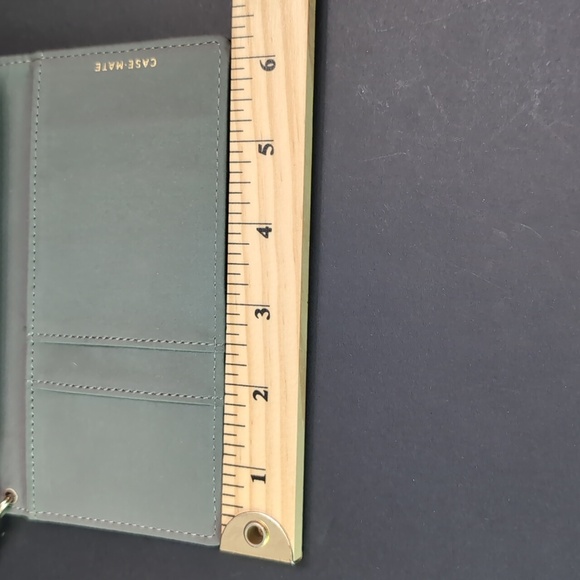 Rebecca Minkoff Woman's Small Black Leather Phone Case/ Wallet,IPhone 7 Wristlet - Picture 10 of 11